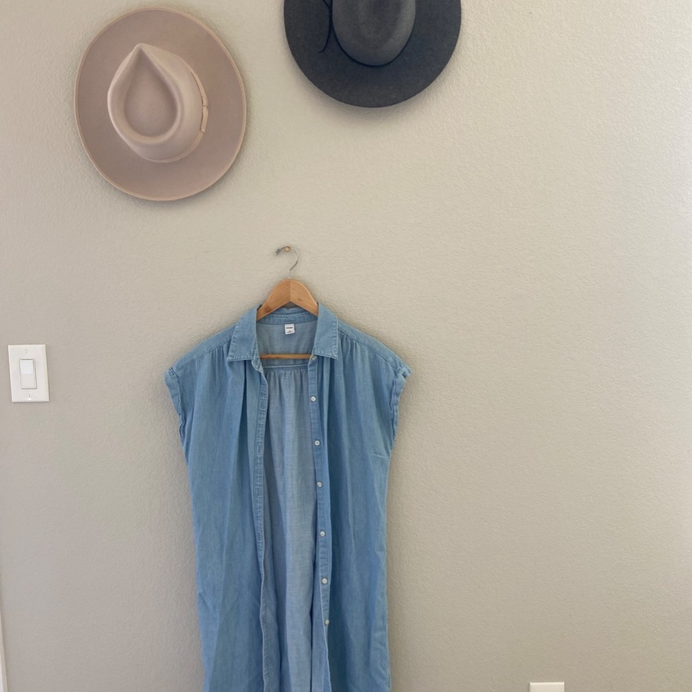 Old Navy Denim Button-Up Dress